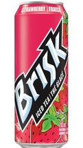 12 Cans of Brisk Strawberry Iced Tea 710mL Each -Free Shipping - £43.57 GBP