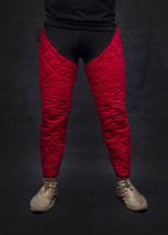 Medieval Thick Padded Red Color Gambeson Lagging Armor Halloween Gift - £59.30 GBP