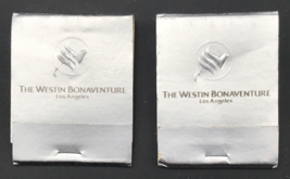 2 The Westin Bonaventure Hotel Los Angeles CA Silver Matchbook Full 20 Unstruck - £7.44 GBP