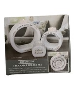 Decorative 3 piece Candle Holder Set - $312.39 MXN