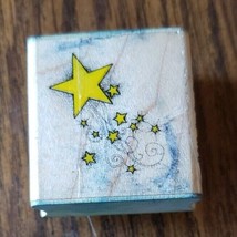 Hero Arts Big Star Stream Rubber Stamp 1996 B246 Wood #AJ148 - £2.36 GBP