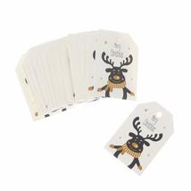 50PCS Party Cards Xmas Decoration Kraft Paper Santa Claus Kraft Tag Hang... - £11.10 GBP+