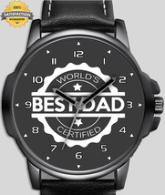 World Best Dad Beautiful Unique Text Wrist Watch - £44.49 GBP