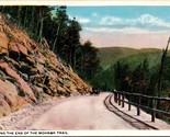 Car Nearing End of Mohawk Trail Massachusetts MA UNP Unused WB Postcard L6 - $2.92