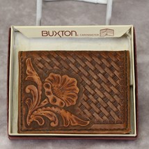 Buxton Rose Tooling Leather Credit Card Wallet - £17.22 GBP