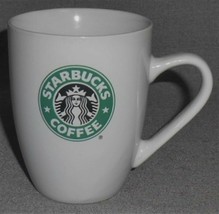 2007 12.4 oz Starbucks GREEN/BLACK MERMAID LOGO Coffee Mug - $11.87