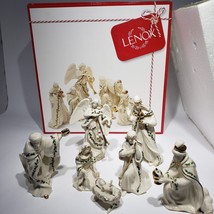 Lenox 7 Pc Miniature Nativity Set Holy Family Angel Christmas Holiday 806053 NOB - $115.95