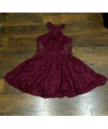 Jody Christopher  Sz 9 Womens Juniors zipper back rhinestones Evening Dress - $19.98
