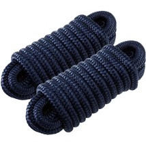 Double Braided Nylon Dock Lines 4840 Lbs Breaking Strength (L:15 Ft. D:1... - $40.99