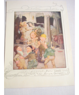 1935 Illustrated Page Little Snow White (Drop) &amp; the 7 Dwarfs  by Anne A... - $13.69 CAD