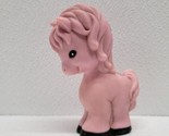 Vintage 1988 The First Years Baby Pink Horse Rubber Squeak Toy - £23.27 GBP