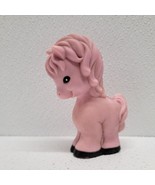 Vintage 1988 The First Years Baby Pink Horse Rubber Squeak Toy - £23.29 GBP