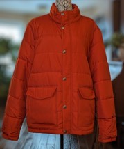 New Lands&#39; End Puffer Winter Jacket Coat Toasted Nutmeg Rust Size XL NWT - $42.75