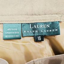Lauren Ralph Lauren Pants Tan Sudan Taos Size 16 NWT image 9