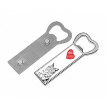 Mudi- Metal bottle opener with a magnet for the fridge with the image of... - £7.97 GBP