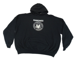 Vintage Ramones Shirt Adult Size 4XL 1990 Y2K Black Hoodie Band Concert Retro - £24.48 GBP