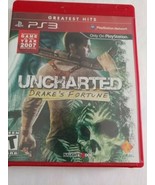 UNCHARTED DRAKE&#39;S FORTUNE Greatest Hits PLAYSTATION 3 PS3 COMPLETE CIB  - £6.31 GBP