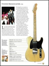 James Burton Fender Broadcaster Wilko Johnson Telecaster guitar history article - $3.60