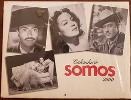 Pedro Armendariz, Pedro Infante, Maria Felex in Calendario SOMOS 2000, unused - £24.74 GBP