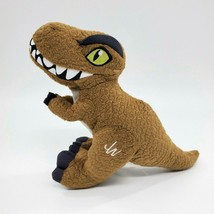 8" Jurassic World Dinosaur T Rex 52501 Brown Safe For All Ages Plush Toy B229 - $11.99