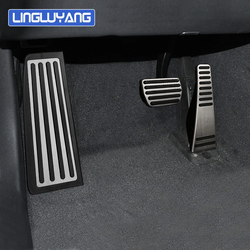 Car Accelerator Brake Pedal Footrest Pedal Plate Cover For Volvo XC60 XC... - $35.72+