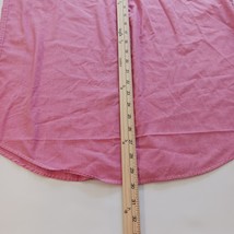 Chaps Button Down Shirt Men’s Size Medium Fuschia Short Sleeve Easy Care image 7
