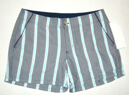 Womens 8 New NWT Columbia Blue White Stripe Hike Shorts Pockets UPF 30 T... - £79.17 GBP