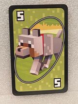 1 Minecraft Uno Replacement Mooshroom #6 SINGLE CARD ONLY *Pre-Owned/Nic... - $7.99