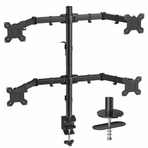 HUANUO Quad Monitor Stand, 4 Monitor Stand for 13-27 inches Computer Scr... - £93.63 GBP