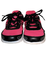 Fila Women’s Neon Pink Black Tennis Shoes Sneakers Casual Comfortable Size 6 1/2 - $15.79
