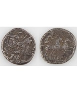 150 BC Romain République Ar Decimius Flavus Roma Luna Biga S-86 RRC-207/1 - $2,883.74 MXN