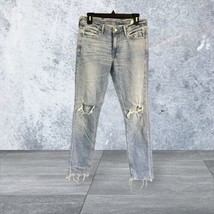 H&amp;M &amp;Denim Jeans Womens Size 29 Blue Skinny Low Waist Comfort Casual Denim - $14.70