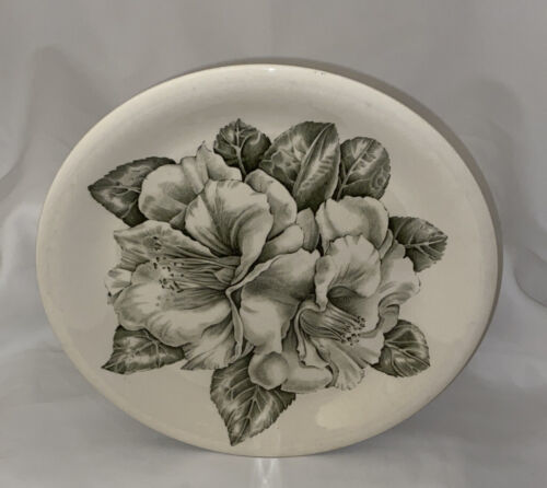 Johnson Brothers CAMELLIA Dinner Plate 10"D Green Flower England Resistant Color - £15.80 GBP