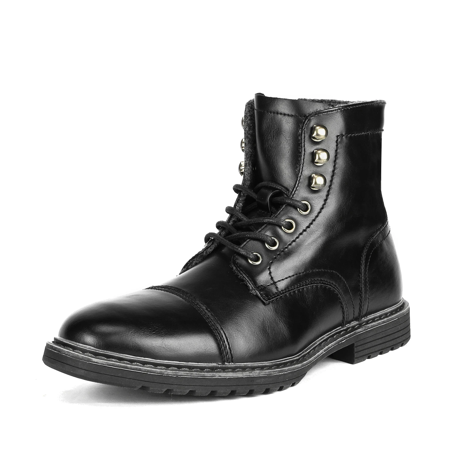 Bruno Marc Male Ox Dress Boot Motorcycle Round Toe Autumn  Men Ankle Boots Casua - £229.29 GBP