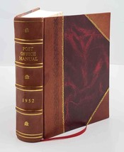 Post office manual 1952 [Leather Bound] by United States. Post Office Department - £94.04 GBP