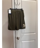 BNWT Under Armour Boys&#39; Freedom Prototype Shorts, YXL Loose, Green, 1372622 - €17,19 EUR