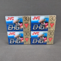 4 Pack JVC EHG TC-30 Hi-Fi Compact VHS C Tape New Sealed Lot X4 - $14.45