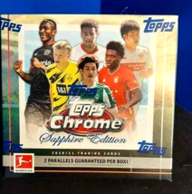 2020-21 Bundesliga Topps Chrome Sapphire Edition Box Soccer Factory Sealed new - £177.84 GBP