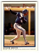 1991 O-Pee-Chee Premier #126 Devon White    Toronto Blue Jays Baseball  ID:56115 - £1.32 GBP