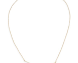 Jules Smith Criss Cross Faux Simulated Pearl 19&quot; Gold Plated Necklace NWT - $7.98