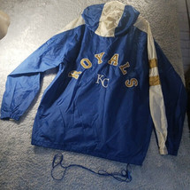 Pro Player Kansas City Royals MLB Windbreaker Jacket XL Spellout Y2K 90s Vintage - £114.00 GBP