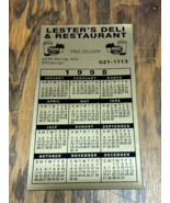 Lester&#39;s Deli restaurant Pittsburgh PA 1998 refrigerator calendar movie ... - €17,15 EUR
