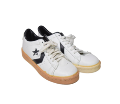 Authenticity Guarantee 
Vintage Converse One Star Made in USA Mens 6 White Bl... - £171.18 GBP