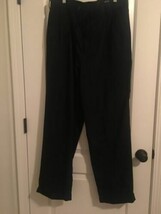 Izod Men&#39;s Chino Pants Pockets Zip Casual Wear Size 38/34 Regular Black - $38.80
