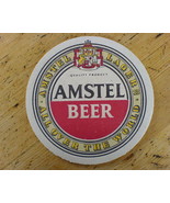 Coaster Amstel Beer Lager One Mat Vintage 80s  - $12.99