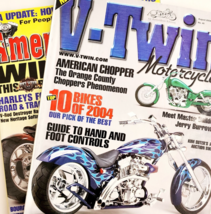 2004 2006 Motorcycle Magazines V-Twin American Iron Bikes Transportation... - $19.99
