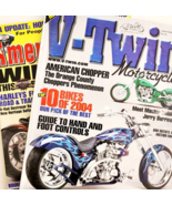 2004 2006 Motorcycle Magazines V-Twin American Iron Bikes Transportation... - $368.75 MXN