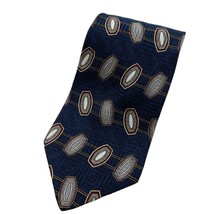 Men&#39;s Oleg Cassini Blue Ovals Tie Necktie Traditional - £7.19 GBP