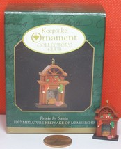Hallmark Keepsake Ornament Miniature &quot;Ready for Santa&quot; Collectors Club 1997 - $3.95