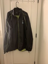 Asics Men&#39;s Black Zip Up Windbreaker Track Jacket Choose Your Size - $50.15+